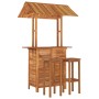 Juego muebles de bar de jardín 3 piezas madera maciza de acacia de , Conjuntos de jardín - Ref: Foro24-3116008, Precio: 493,2...