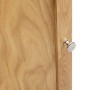 Armario de esquina de madera maciza de roble 59x36x180 cm de vidaXL, Taquillas y armarios de almacenamiento - Ref: Foro24-247...