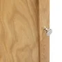 Armario de esquina de madera maciza de roble 59x36x180 cm de vidaXL, Taquillas y armarios de almacenamiento - Ref: Foro24-247...