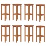 Taburetes de barra de cocina 8 unidades madera maciza acacia de , Sillas de jardín - Ref: Foro24-3115991, Precio: 372,35 €, D...