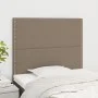Headboards 2 units of taupe gray fabric 100x5x78/88 cm by , Headboards and footboards - Ref: Foro24-3116186, Price: 49,34 €, ...