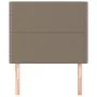 Headboards 2 units of taupe gray fabric 100x5x78/88 cm by , Headboards and footboards - Ref: Foro24-3116186, Price: 49,34 €, ...