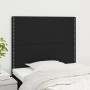 Cabeceros 2 unidades de tela negro 100x5x78/88 cm de , Cabeceros y pies de cama - Ref: Foro24-3116184, Precio: 50,00 €, Descu...