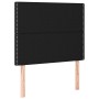 Cabeceros 2 unidades de tela negro 100x5x78/88 cm de , Cabeceros y pies de cama - Ref: Foro24-3116184, Precio: 50,00 €, Descu...