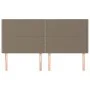 Headboards 4 units taupe gray fabric 80x5x78/88 cm by , Headboards and footboards - Ref: Foro24-3116202, Price: 101,33 €, Dis...
