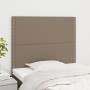 Cabeceros 2 unidades de tela gris taupe 90x5x78/88 cm de , Cabeceros y pies de cama - Ref: Foro24-3116178, Precio: 47,98 €, D...