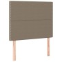 Cabeceros 2 unidades de tela gris taupe 90x5x78/88 cm de , Cabeceros y pies de cama - Ref: Foro24-3116178, Precio: 47,98 €, D...