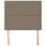 Cabeceros 2 unidades de tela gris taupe 90x5x78/88 cm de , Cabeceros y pies de cama - Ref: Foro24-3116178, Precio: 47,98 €, D...