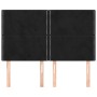 Cabeceros 4 unidades terciopelo negro 72x5x78/88 cm de , Cabeceros y pies de cama - Ref: Foro24-3116242, Precio: 83,32 €, Des...