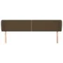 Dark gray fabric headboard 163x23x78/88 cm by , Headboards and footboards - Ref: Foro24-3117013, Price: 58,20 €, Discount: %