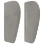 Hellgraues Samtkopfteil 163x23x78/88 cm von , Kopf- und Fußteile - Ref: Foro24-3117058, Preis: 65,87 €, Rabatt: %