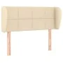 Kopfteil aus cremefarbenem Stoff, 83 x 23 x 78/88 cm von , Kopf- und Fußteile - Ref: Foro24-3117123, Preis: 57,55 €, Rabatt: %