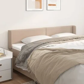 Cabecero de cuero sintético color capuchino 183x16x78/88 cm de , Cabeceros y pies de cama - Ref: Foro24-3118735, Precio: 68,1...
