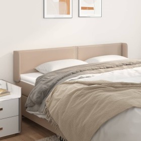 Cabecero de cuero sintético color capuchino 183x16x78/88 cm de , Cabeceros y pies de cama - Ref: Foro24-3118735, Precio: 69,9...