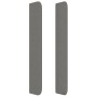 Cabecero con orejas de tela gris oscuro 93x16x118/128 cm de , Cabeceros y pies de cama - Ref: Foro24-3119423, Precio: 60,34 €...