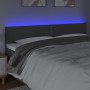 Cabecero con LED de tela gris oscuro 180x5x78/88 cm de , Cabeceros y pies de cama - Ref: Foro24-3121487, Precio: 54,80 €, Des...