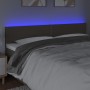 Cabecero con LED de tela gris taupe 200x5x78/88 cm de , Cabeceros y pies de cama - Ref: Foro24-3121498, Precio: 58,02 €, Desc...