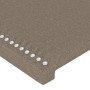 Cabecero con LED de tela gris taupe 200x5x78/88 cm de , Cabeceros y pies de cama - Ref: Foro24-3121498, Precio: 58,02 €, Desc...
