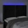 Kopfteil aus schwarzem Samt mit LED 147x16x118/128 cm von , Kopf- und Fußteile - Ref: Foro24-3123958, Preis: 118,33 €, Rabatt: %