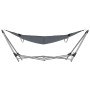 Hamaca con soporte plegable gris de vidaXL, Hamacas - Ref: Foro24-44366, Precio: 99,53 €, Descuento: %