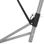 Hamaca con soporte plegable gris de vidaXL, Hamacas - Ref: Foro24-44366, Precio: 99,53 €, Descuento: %