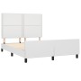 Estructura de cama cabecero cuero sintético blanco 140x200 cm de , Camas y somieres - Ref: Foro24-3125513, Precio: 236,54 €, ...