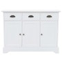 Aparador con 3 puertas MDF y madera de pino 105x35x77,5 cm de vidaXL, Aparadores - Ref: Foro24-245754, Precio: 273,13 €, Desc...