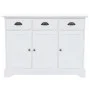 Aparador con 3 puertas MDF y madera de pino 105x35x77,5 cm de vidaXL, Aparadores - Ref: Foro24-245754, Precio: 259,11 €, Desc...