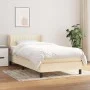 Box spring bed with cream fabric mattress 90x190 cm by , Beds and slatted bases - Ref: Foro24-3126370, Price: 329,33 €, Disco...