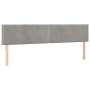 Cama box spring con colchón terciopelo gris claro 160x200 cm de , Camas y somieres - Ref: Foro24-3127439, Precio: 477,70 €, D...