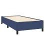 Box spring bed with blue fabric mattress 90x190 cm by , Beds and slatted bases - Ref: Foro24-3127851, Price: 332,17 €, Discou...
