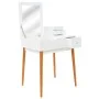 Tocador con espejo de MDF 60x50x86 cm de vidaXL, Tocadores para dormitorios - Ref: Foro24-245752, Precio: 135,45 €, Descuento: %