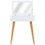 Tocador con espejo de MDF 60x40x75 cm de vidaXL, Tocadores para dormitorios - Ref: Foro24-245751, Precio: 105,09 €, Descuento: %