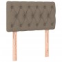 Cama box spring con colchón tela gris taupe 80x200 cm de , Camas y somieres - Ref: Foro24-3130469, Precio: 309,36 €, Descuent...