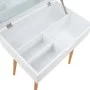 Tocador con espejo de MDF 60x40x75 cm de vidaXL, Tocadores para dormitorios - Ref: Foro24-245751, Precio: 105,09 €, Descuento: %