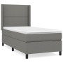Cama box spring con colchón tela gris oscuro 90x200 cm de , Camas y somieres - Ref: Foro24-3131322, Precio: 357,35 €, Descuen...
