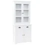 Aparador galés con 4 puertas MDF y madera de pino 80x40x180 cm de vidaXL, Taquillas y armarios de almacenamiento - Ref: Foro2...