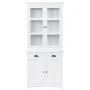 Aparador galés con 4 puertas MDF y madera de pino 80x40x180 cm de vidaXL, Taquillas y armarios de almacenamiento - Ref: Foro2...