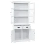Aparador galés con 4 puertas MDF y madera de pino 80x40x180 cm de vidaXL, Taquillas y armarios de almacenamiento - Ref: Foro2...