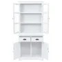 Aparador galés con 4 puertas MDF y madera de pino 80x40x180 cm de vidaXL, Taquillas y armarios de almacenamiento - Ref: Foro2...