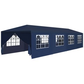 Marquesina de jardín 3x12 m azul de vidaXL, Carpas y cenadores - Ref: Foro24-91430, Precio: 201,08 €, Descuento: %