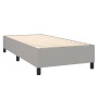 Cama box spring con colchón tela gris claro 80x200 cm de , Camas y somieres - Ref: Foro24-3136469, Precio: 323,71 €, Descuent...