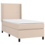 Cama box spring colchón LED cuero sintético capuchino 80x200 cm de , Camas y somieres - Ref: Foro24-3139234, Precio: 316,75 €...