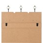 Perchero de pared HOME IS con 6 ganchos 120x40 cm de vidaXL, Percheros para sombreros y abrigos - Ref: Foro24-245848, Precio:...