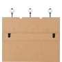 Perchero de pared HOME IS con 6 ganchos 120x40 cm de vidaXL, Percheros para sombreros y abrigos - Ref: Foro24-245848, Precio:...