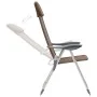 Sillas de camping plegables 2 unidades aluminio marrón de vidaXL, Mobiliario de camping - Ref: Foro24-44310, Precio: 132,28 €...