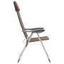 Sillas de camping plegables 2 unidades aluminio marrón de vidaXL, Mobiliario de camping - Ref: Foro24-44310, Precio: 132,28 €...