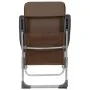 Sillas de camping plegables 2 unidades aluminio marrón de vidaXL, Mobiliario de camping - Ref: Foro24-44310, Precio: 132,28 €...