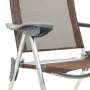 Sillas de camping plegables 2 unidades aluminio marrón de vidaXL, Mobiliario de camping - Ref: Foro24-44310, Precio: 132,28 €...