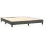 Cama box spring con colchón terciopelo gris oscuro 160x200 cm de , Camas y somieres - Ref: Foro24-3141252, Precio: 472,52 €, ...